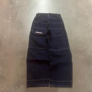Vintage Lee pipes‎ men's dark wash utility baggy jeans skater 90s 29